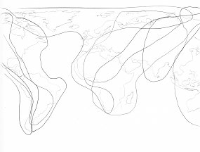 Globale Vogelzug-Routen